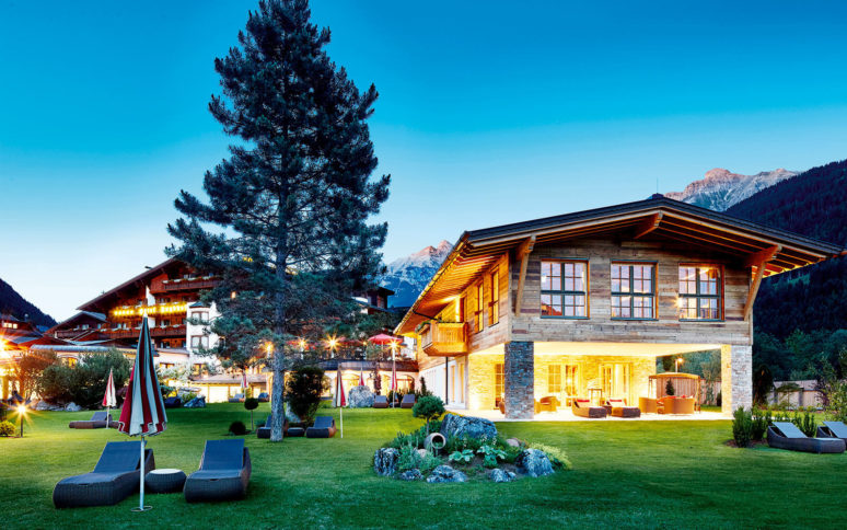 Jagdhof Spa-Hotel, Stubaital/Tirol: Noble Hütte